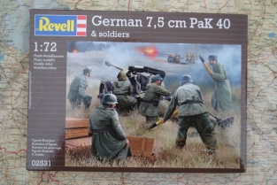 Revell 02531 German 7,5 cm PaK 40 Gun with Wehrmacht soldiers
